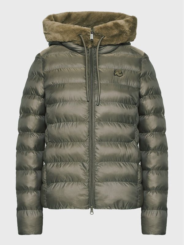 Invicta Invicta Пухено яке 4431888/DP Кафяв Regular Fit