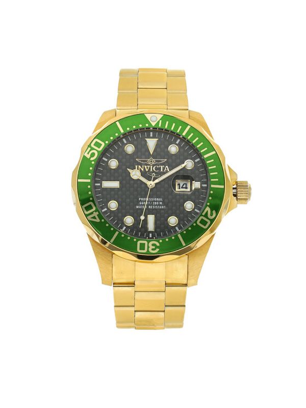 Invicta Watch Invicta Watch Часовник Pro Diver 14358 Златист