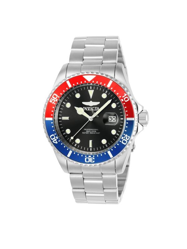 Invicta Watch Invicta Watch Часовник Pro Diver 23384 Сребрист