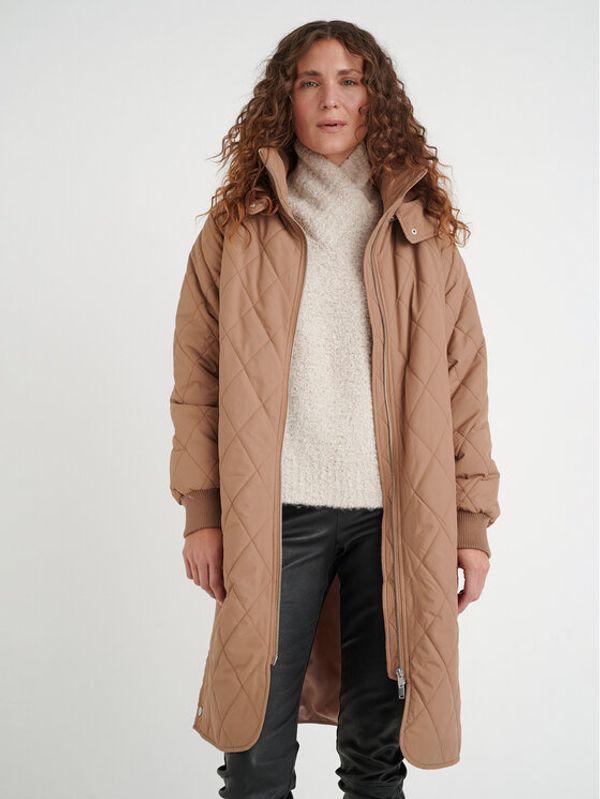 InWear InWear Пухено яке Ektra 30107445 Бежов Relaxed Fit