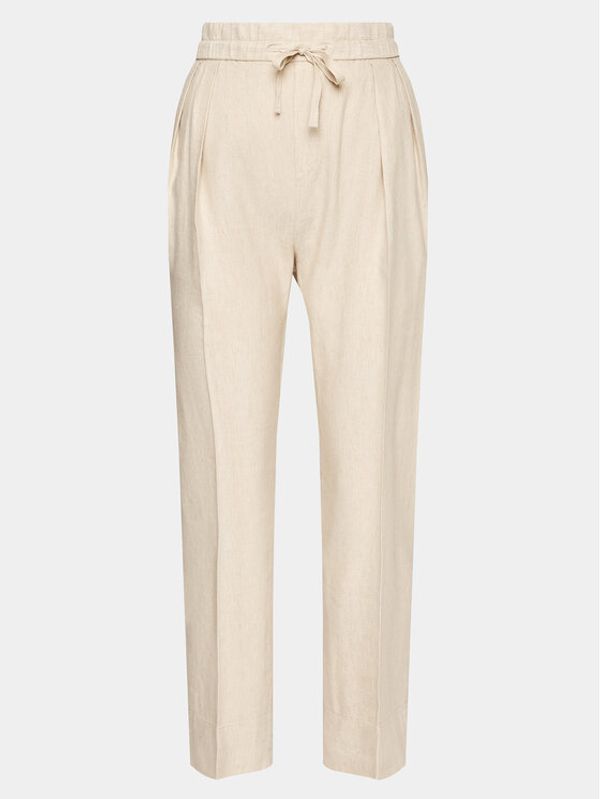 InWear InWear Текстилни панталони Kei 30108217 Екрю Relaxed Fit