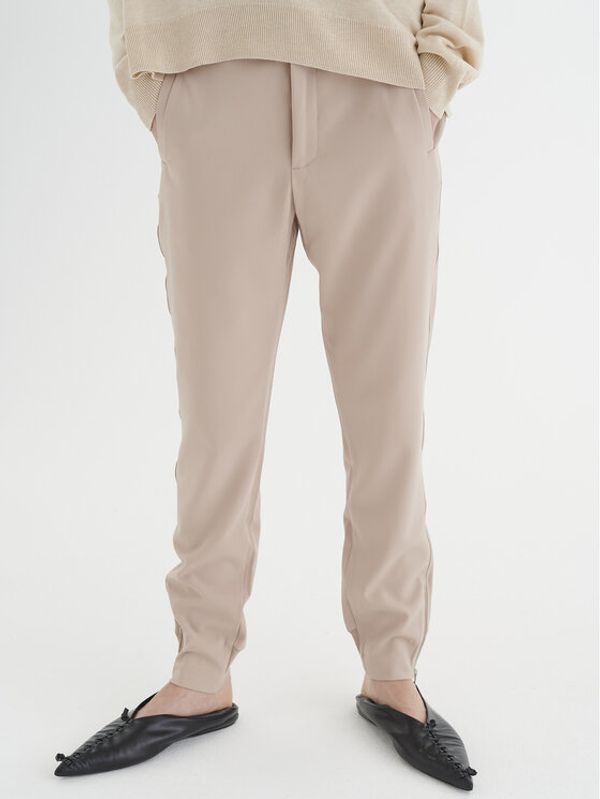 InWear InWear Текстилни панталони Nica 30100753 Бежов Casual Fit