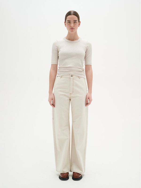 InWear InWear Тишърт Dagna 30106864 Екрю Slim Fit