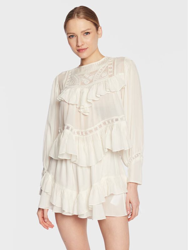 IRO IRO Блуза Celar AS091 Екрю Regular Fit