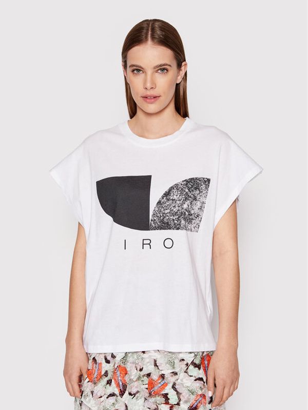 IRO IRO Блуза Ivyne AQ290 Бял Oversize