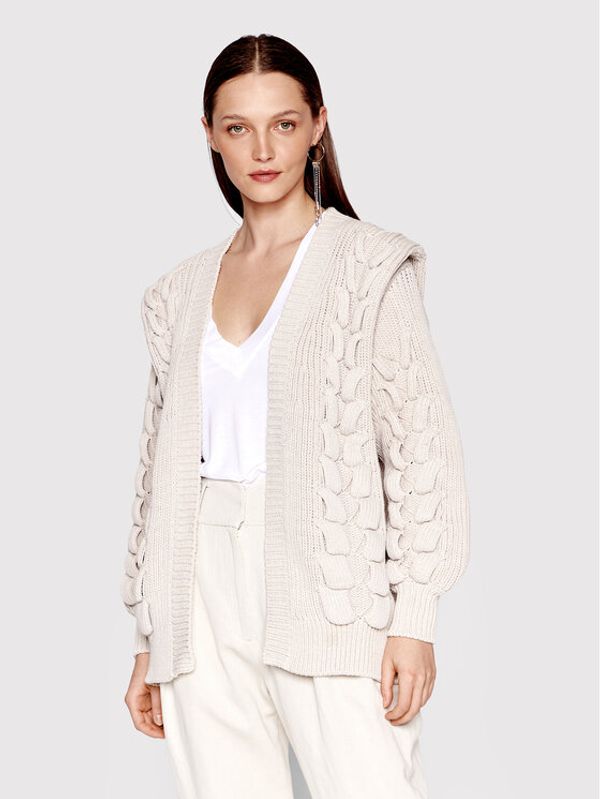 IRO IRO Кардиган Arwelo AQ240 Бежов Relaxed Fit