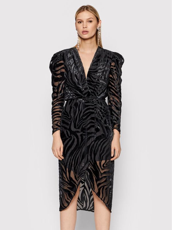 IRO IRO Коктейлна рокля Nervez Черен Regular Fit