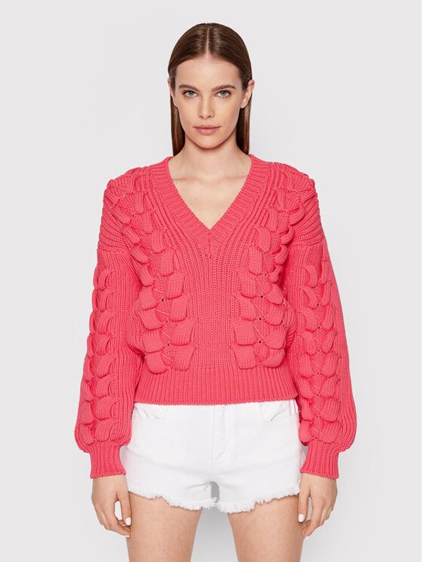 IRO IRO Пуловер Arwy AQ240 Розов Relaxed Fit