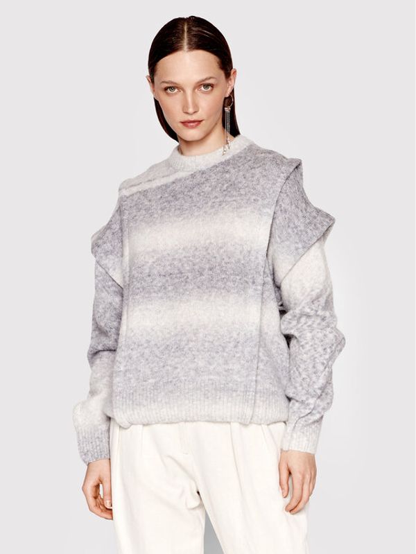 IRO IRO Пуловер Valya AQ248 Сив Relaxed Fit