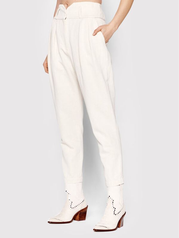 IRO IRO Текстилни панталони Yila AQ085 Бежов Regular Fit