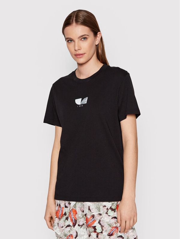 IRO IRO Тишърт Dalya AQ292 Черен Regular Fit