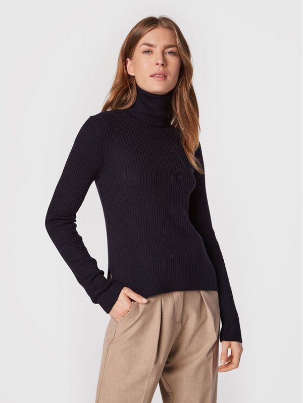 IVY OAK IVY OAK Поло Karo IO1122F3030 Тъмносин Slim Fit