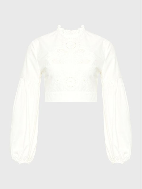 IXIAH IXIAH Блуза X221-50283 Бял Regular Fit