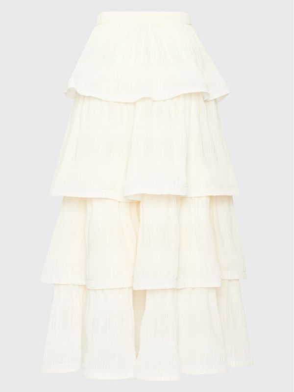 IXIAH IXIAH Плисирана пола X221-60170 Екрю Regular Fit