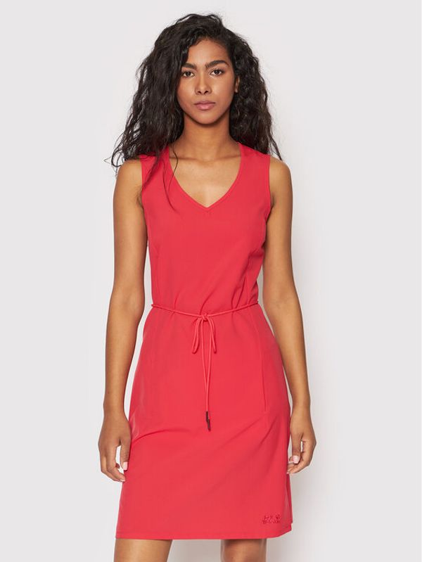 Jack Wolfskin Jack Wolfskin Ежедневна рокля Tioga Road 1504823 Червен Regular Fit