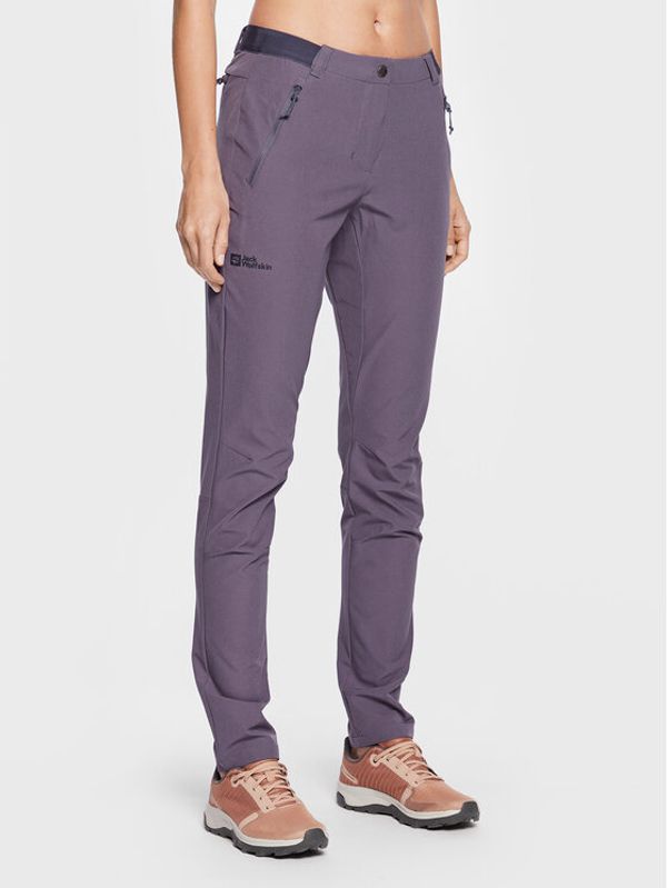 Jack Wolfskin Jack Wolfskin Outdoor панталони Geigelstein 1507741 Виолетов Slim Fit