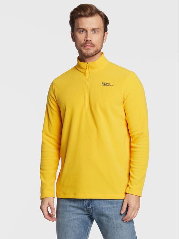 Jack Wolfskin Jack Wolfskin Полар Taunus 1709522 Жълт Regular Fit