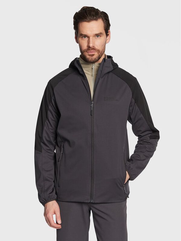 Jack Wolfskin Jack Wolfskin Преходно яке Feldberg 1306922 Черен Regular Fit