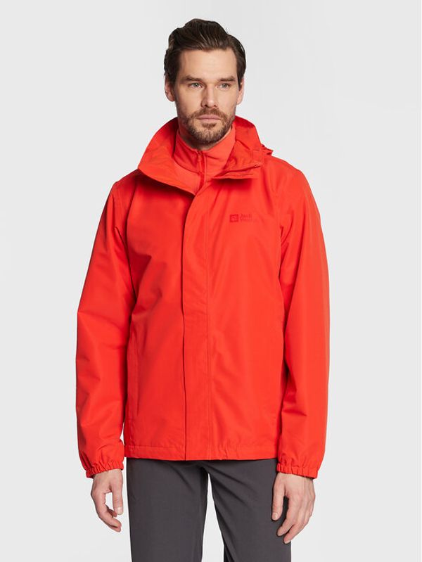 Jack Wolfskin Jack Wolfskin Преходно яке Stormy Point 1111142 Червен Regular Fit