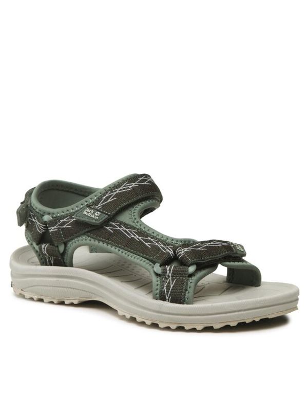 Jack Wolfskin Jack Wolfskin Сандали Wave Breaker W 4050291 Зелен