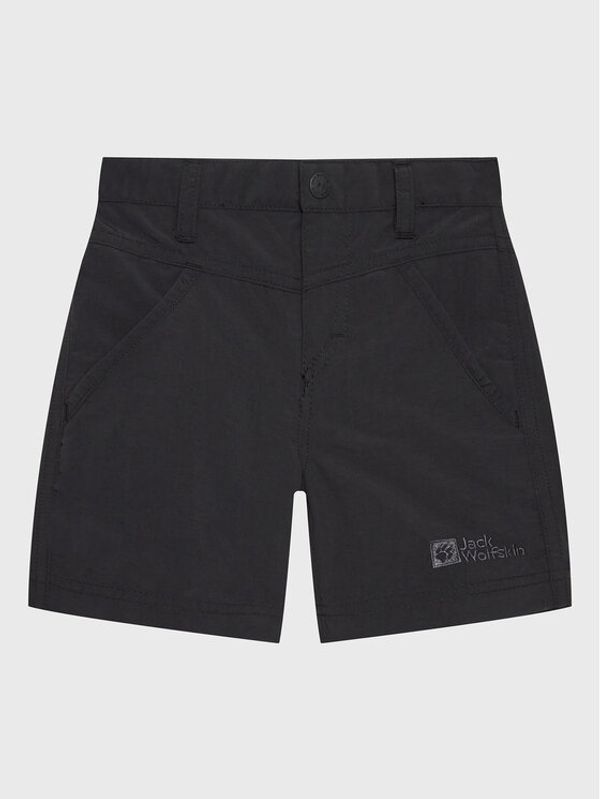 Jack Wolfskin Jack Wolfskin Шорти от плат Sun 1605614 M Черен Regular Fit