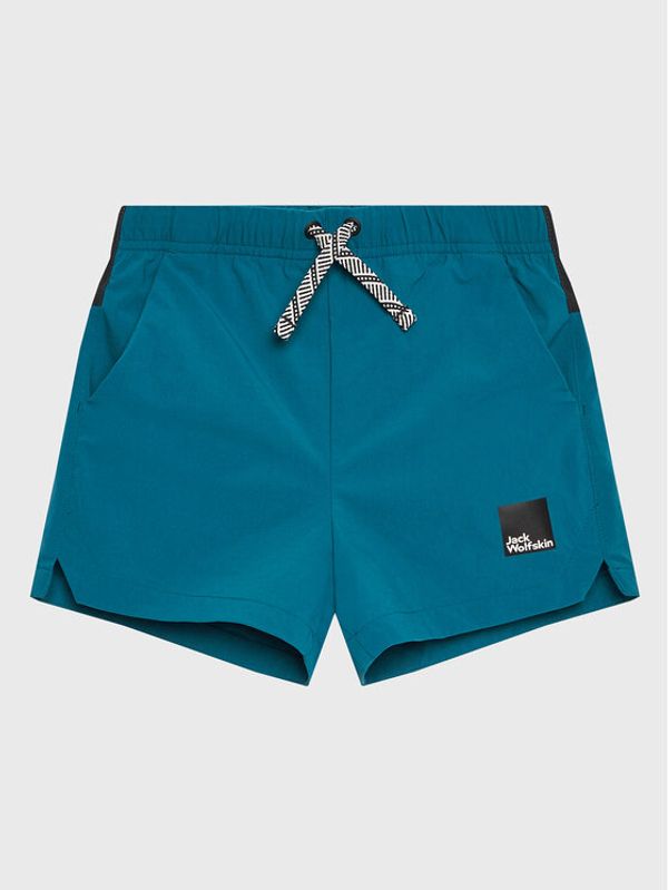 Jack Wolfskin Jack Wolfskin Шорти от плат Teen 1609871 Син Regular Fit