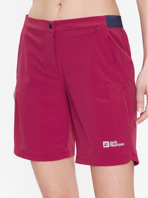 Jack Wolfskin Jack Wolfskin Спортни шорти Hilltop 1505462 Бордо Regular Fit
