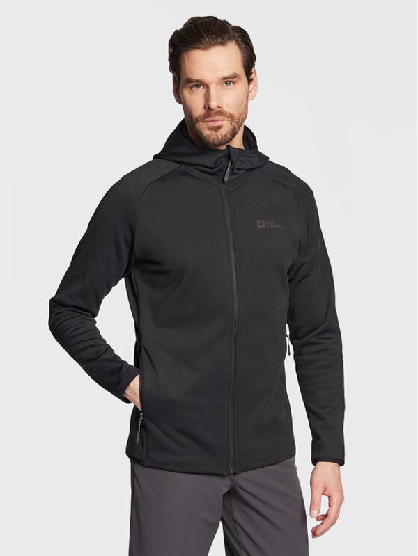 Jack Wolfskin Jack Wolfskin Суитшърт Baiselberg 1710541 Черен Regular Fit