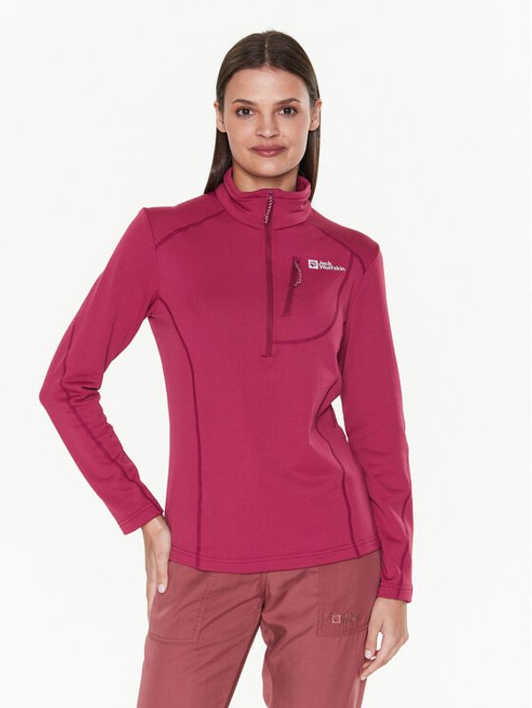 Jack Wolfskin Jack Wolfskin Суитшърт Kolbenberg 1710791 Бордо Regular Fit