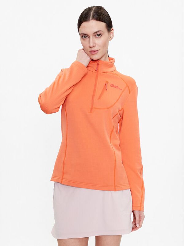 Jack Wolfskin Jack Wolfskin Суитшърт Kolbenberg 1710791 Оранжев Regular Fit