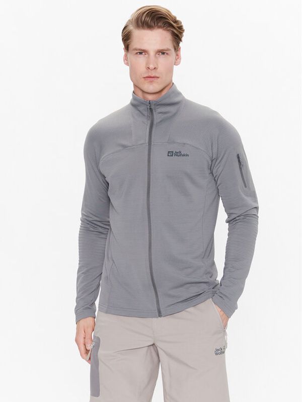 Jack Wolfskin Jack Wolfskin Суитшърт от техническо трико Prelight 1711001 Зелен Regular Fit