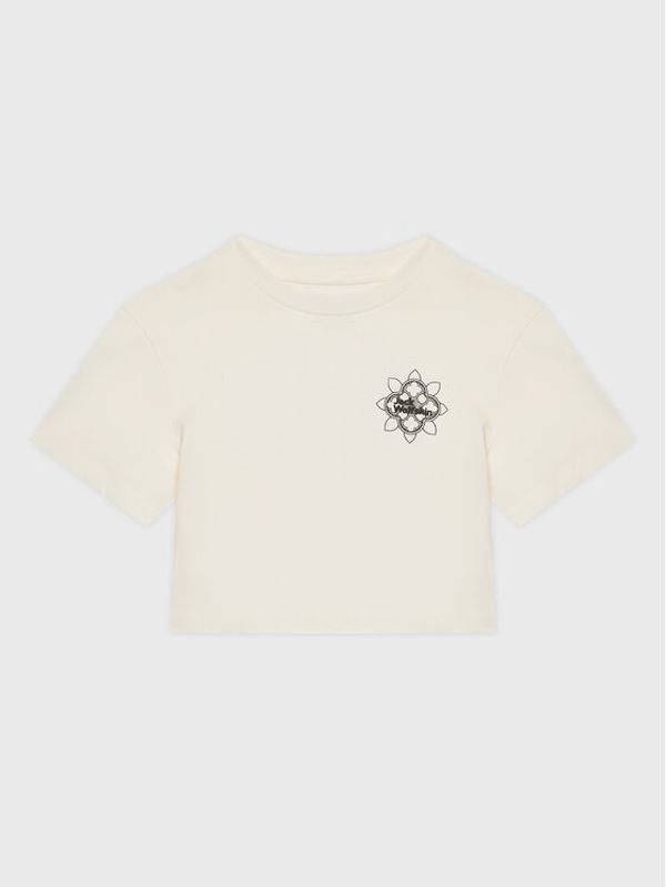 Jack Wolfskin Jack Wolfskin Тишърт Teen Mosaic 1609841 Бял Regular Fit