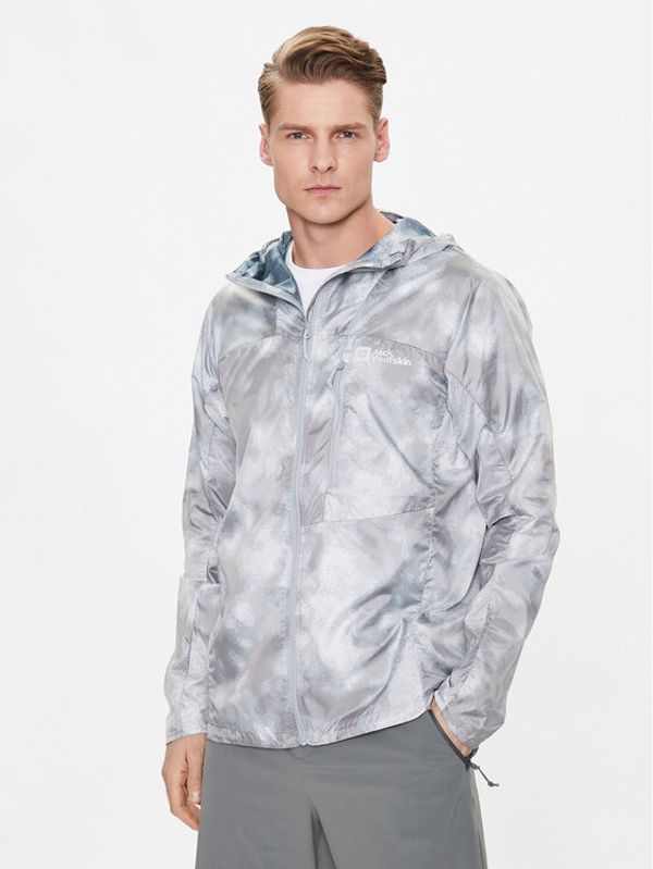 Jack Wolfskin Jack Wolfskin Ветровка Prelight 1307551 Сив Regular Fit