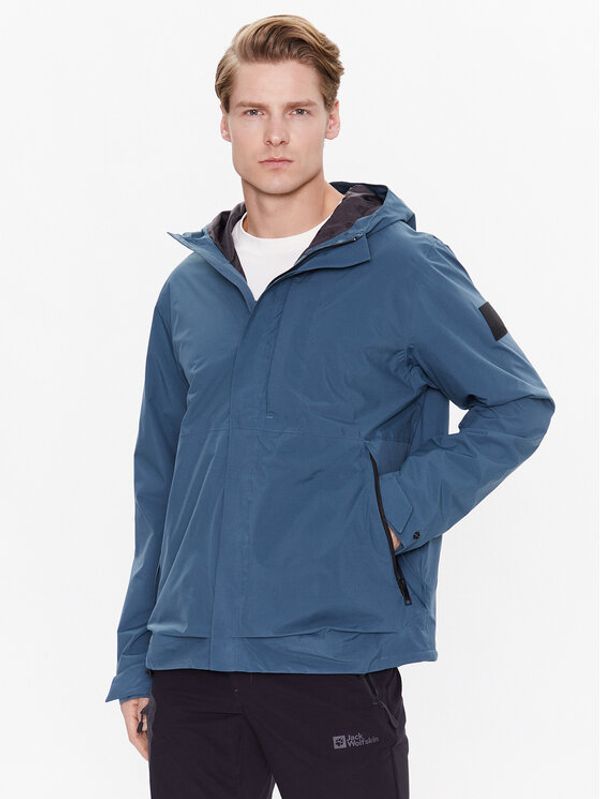 Jack Wolfskin Jack Wolfskin Яке за дъжд Goldgewann 1115761 Син Regular Fit