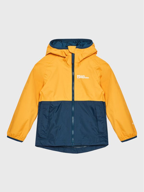 Jack Wolfskin Jack Wolfskin Яке за дъжд Rainy Days 1604816 M Оранжев Regular Fit