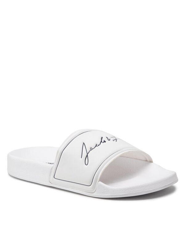 Jack&Jones Jack&Jones Чехли Jfwgary Pool Slider 12192856 Бял