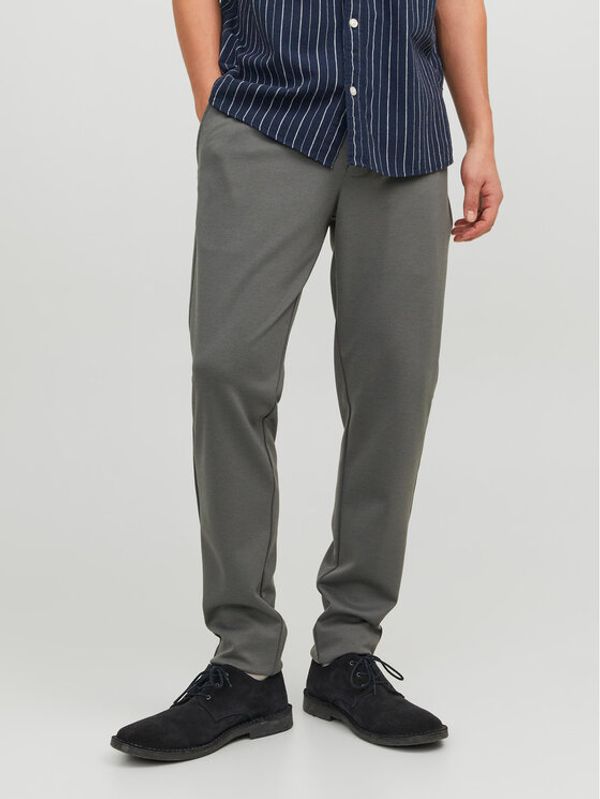 Jack&Jones Jack&Jones Чино панталони 12173623 Сив Slim Fit