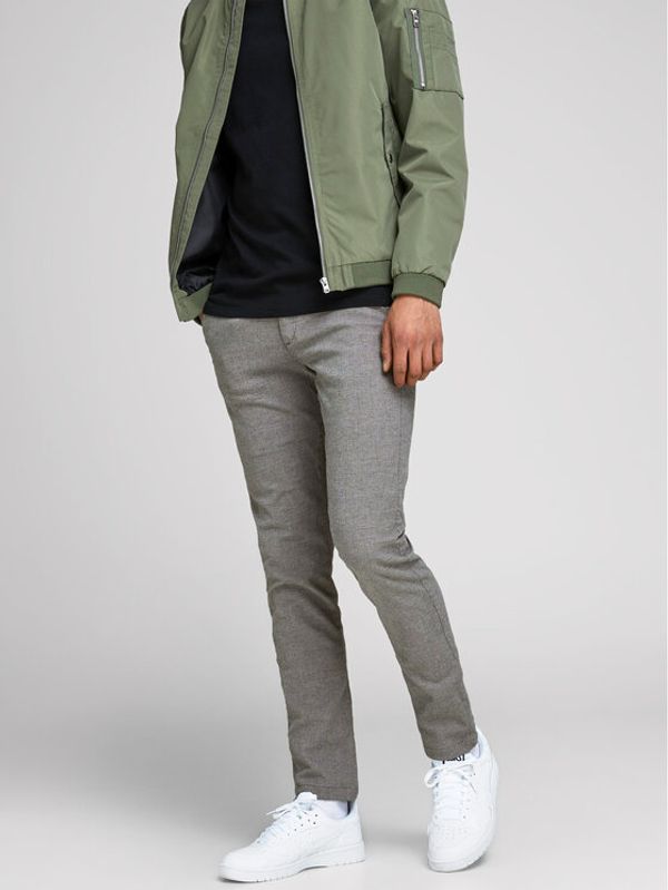 Jack&Jones Jack&Jones Чино панталони Marco Enso 12170333 Сив Slim Fit