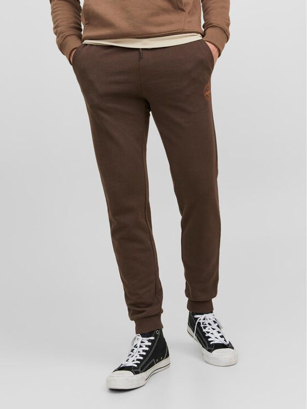Jack&Jones Jack&Jones Долнище анцуг 12165322 Кафяв Regular Fit