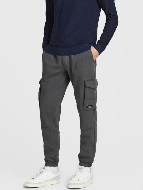 Jack&Jones Jack&Jones Долнище анцуг Gordon 12195583 Сив Regular Fit