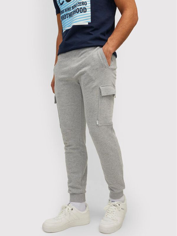 Jack&Jones Jack&Jones Долнище анцуг Gordon 12212170 Сив Relaxed Fit