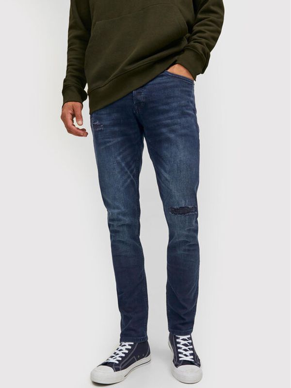 Jack&Jones Jack&Jones Дънки Glenn 12212775 Тъмносин Slim Fit