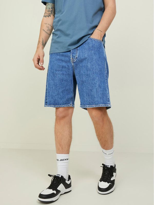 Jack&Jones Jack&Jones Дънкови шорти 12209803 Син Baggy Fit