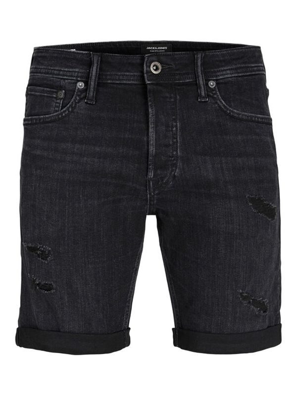 Jack&Jones Jack&Jones Дънкови шорти 12228274 Черен Regular Fit