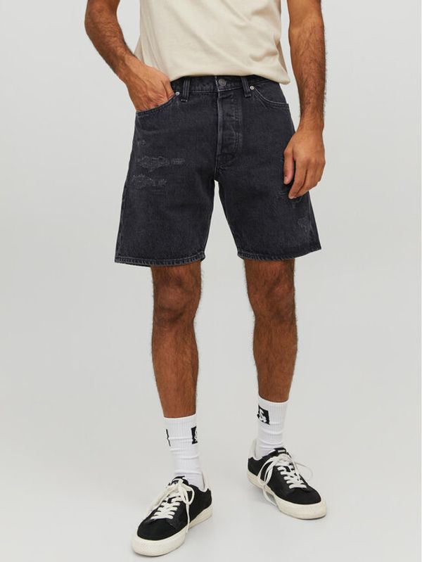 Jack&Jones Jack&Jones Дънкови шорти 12231118 Черен Relaxed Fit