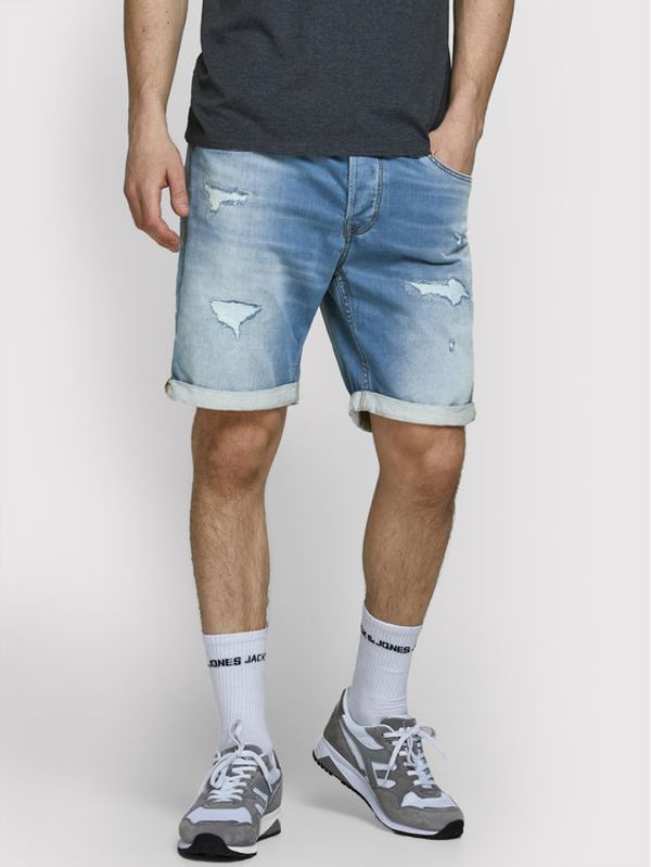 Jack&Jones Jack&Jones Дънкови шорти Rick 12166272 Син Regular Fit