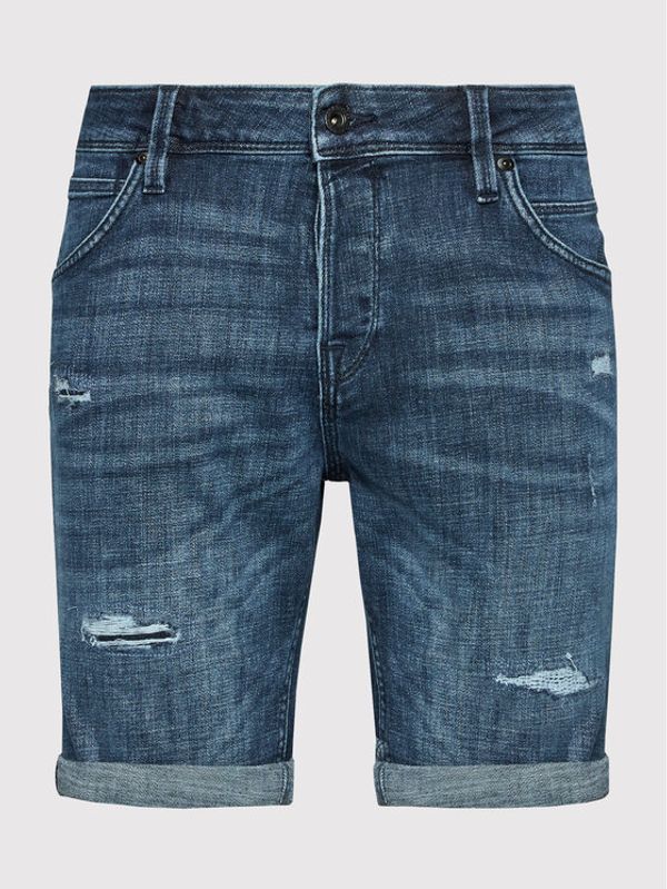 Jack&Jones Jack&Jones Дънкови шорти Rick Fox 12201632 Тъмносин Regular Fit