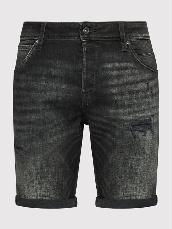 Jack&Jones Jack&Jones Дънкови шорти Rick Fox 12201634 Черен Regular Fit