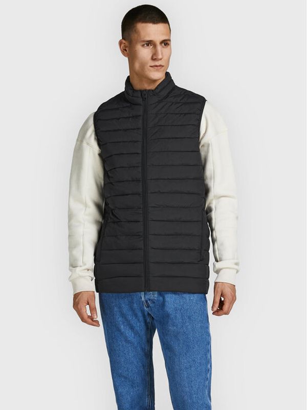 Jack&Jones Jack&Jones Елек Recycle 12211132 Черен Regular Fit