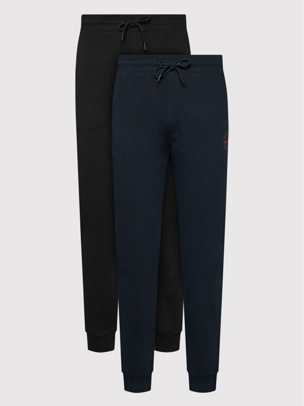 Jack&Jones Jack&Jones Комплект 2 чифта панталони Gordon 12194049 Тъмносин Regular Fit